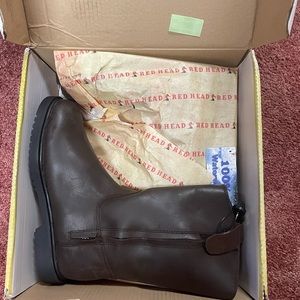 Redhead Iron Horse Side Zip Wellington Boots